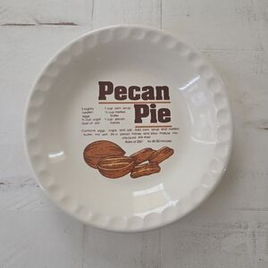 Vintage Pecan Pie Baking Dish